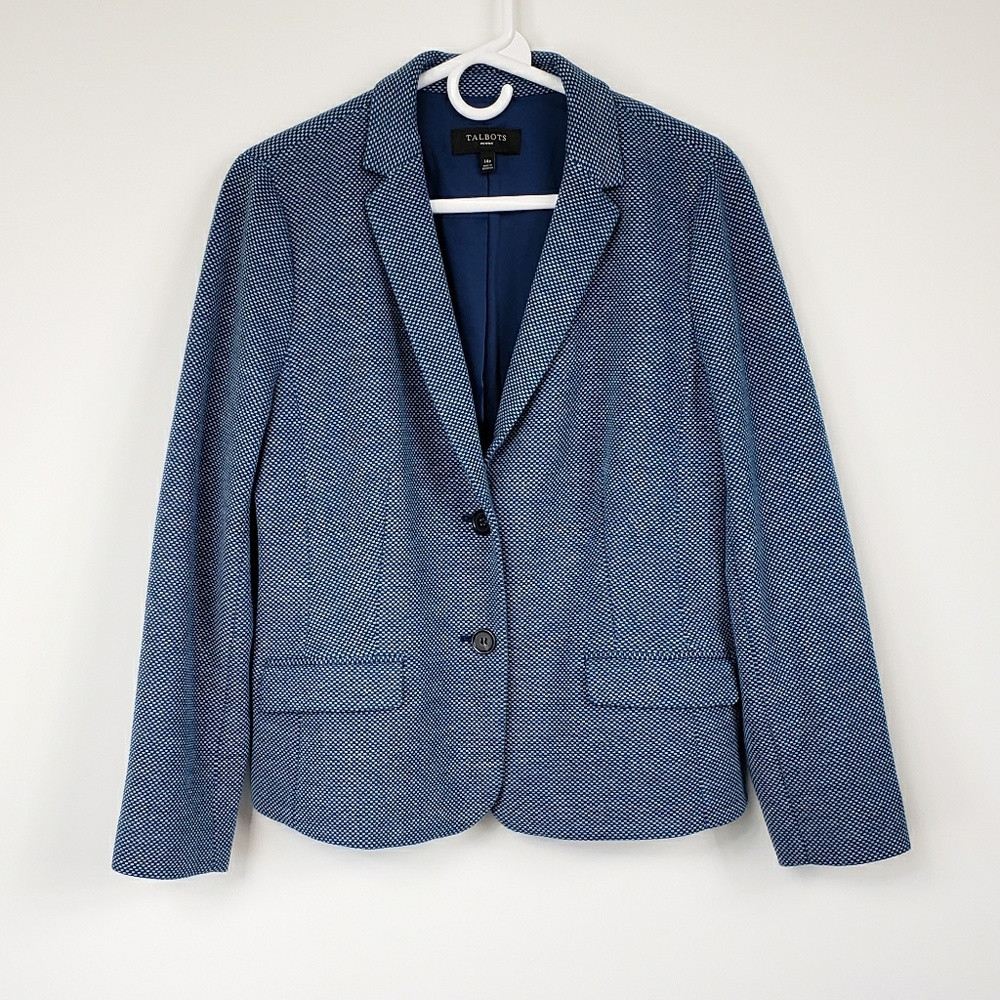 Talbots | Checkered Blazer